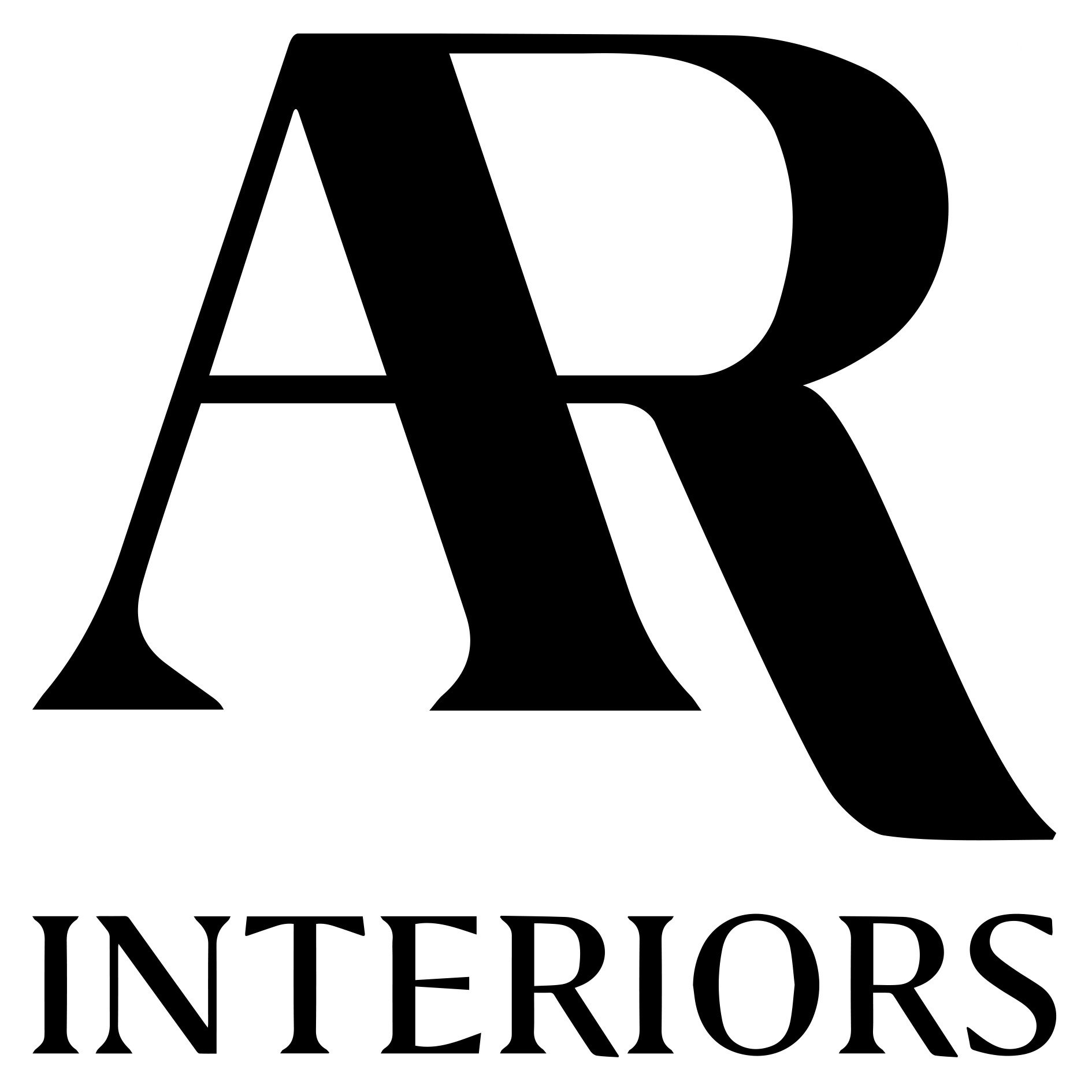 AR INTERIORS logo 